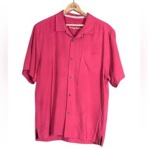 Tommy Bahama silk Hawaiian / camp shirt Size Large